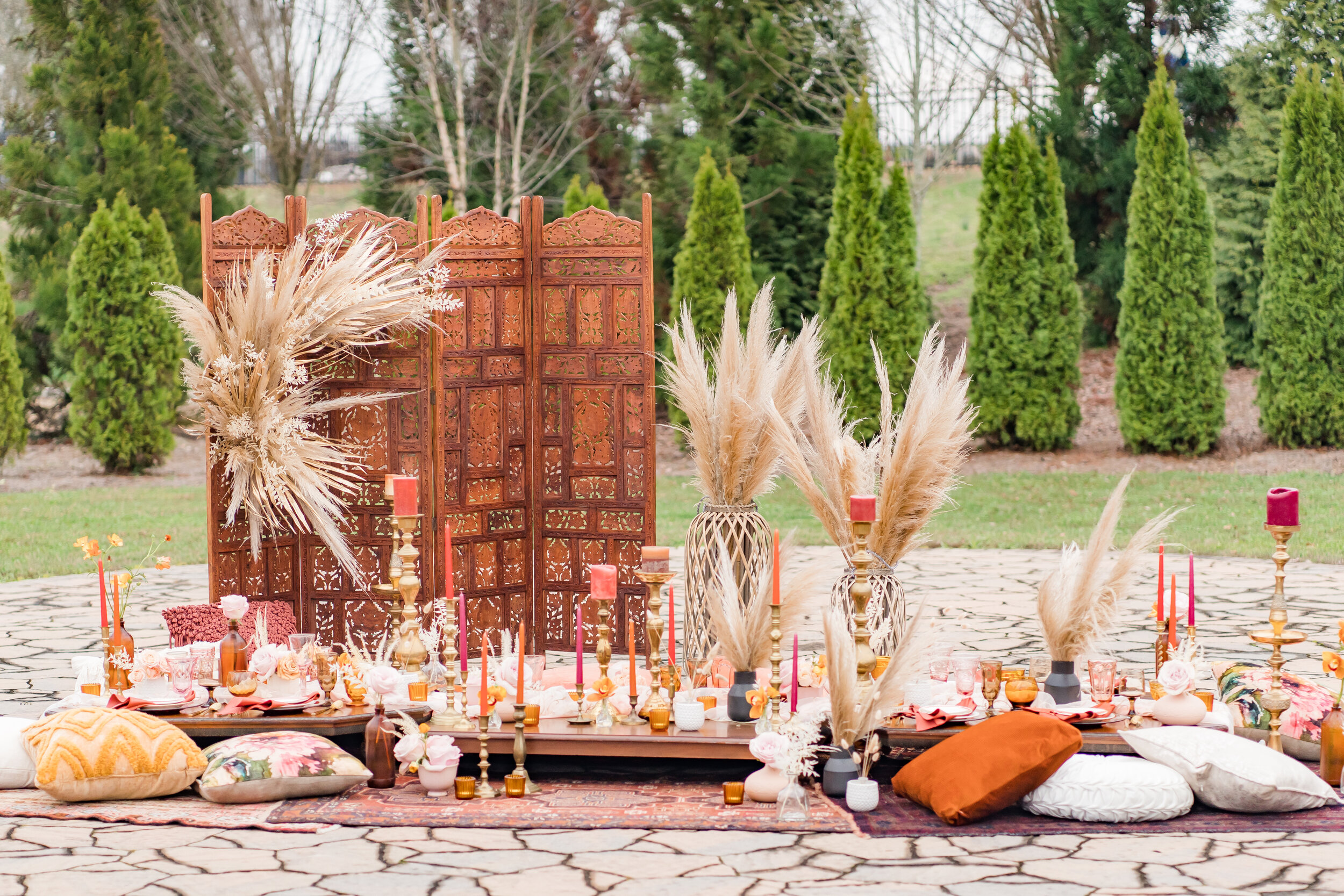 Chattanooga Area Backdrop Rentals-Moroccan Style Carved Wood Room
